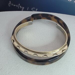 Madewell Gold Stacked With Tortoise Bracelet Set